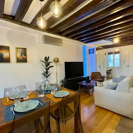 Designer Tour Saint-jacques - 1br 4p Parigi
